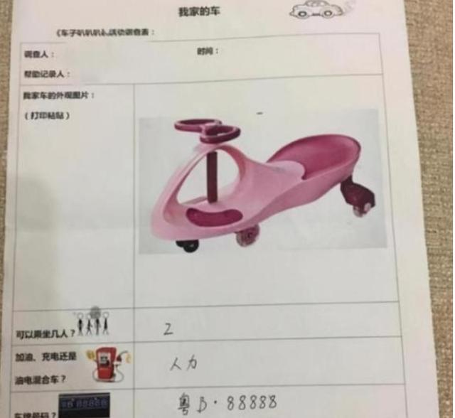 幼儿园作业画车标，孩子晒出“豪车”，让老师无地自容