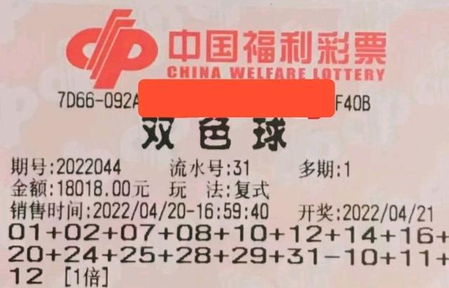 99倍剑指5.0亿巨奖！双色球第22044期晒票，繁华过后终将是落幕