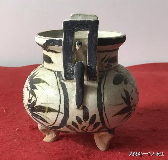 瓷上有诗画，笔墨有润散的宋元磁州窑