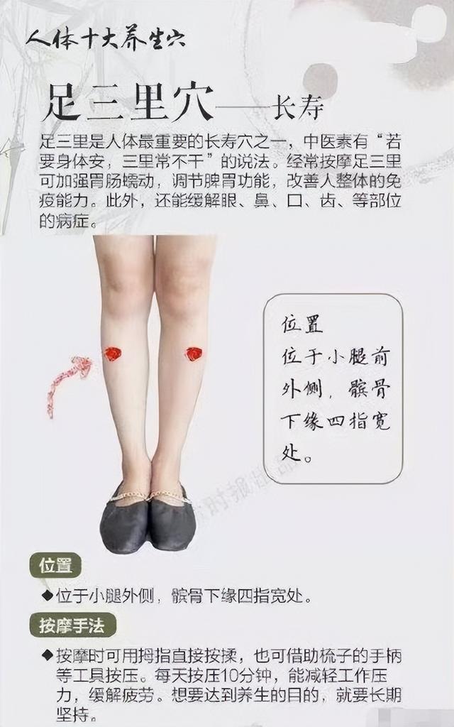 10个中医常用的养生穴，哪里不舒服按哪里，简单易学，建议收藏