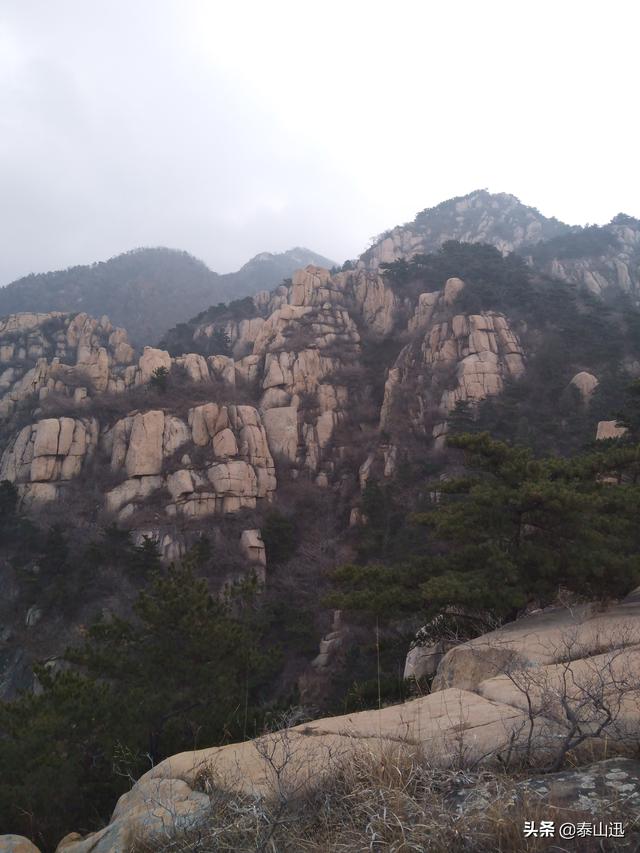 驢行泰山之黃崖山西山梁橫嶺
