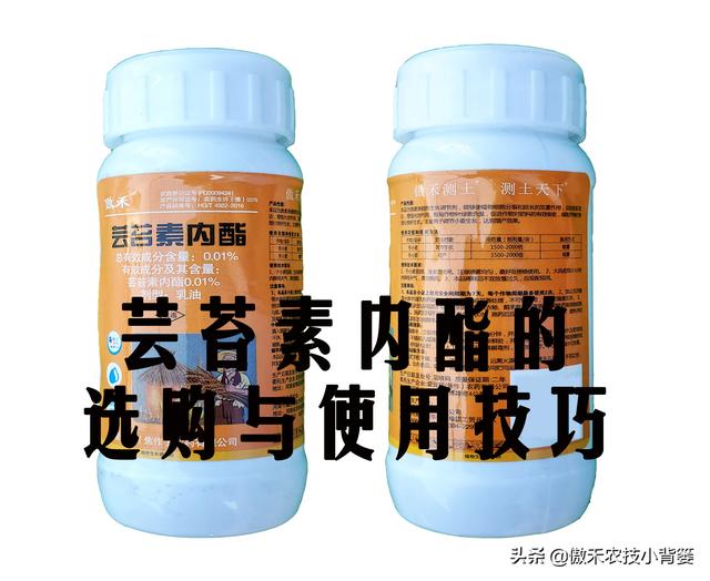 如何正确认识、正确挑选与正确使用芸苔素内酯？注意这几点