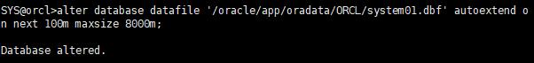 Linux环境中oracle表空间扩容