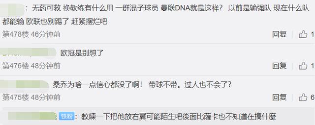 曼联0-1引热议！欧联杯资格都难，下轮再输可解散，C罗脚被踢出血