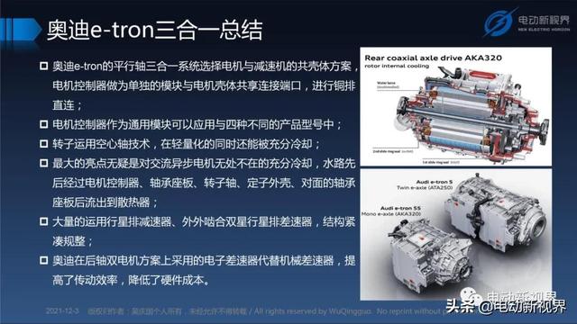 吴庆国：新能源汽车三合一电驱动总成发展趋势报告