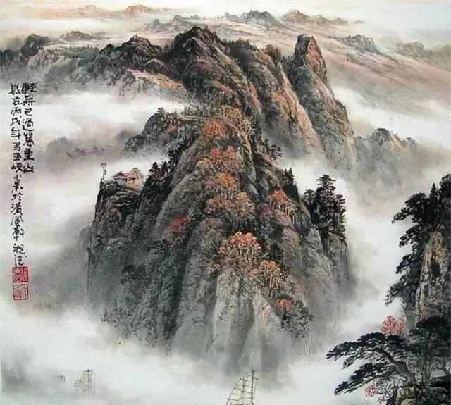 国色山水画插图