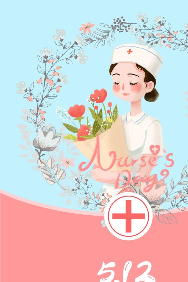 护士节图片配图唯美大全，5.12国际护士节祝福语文案句子