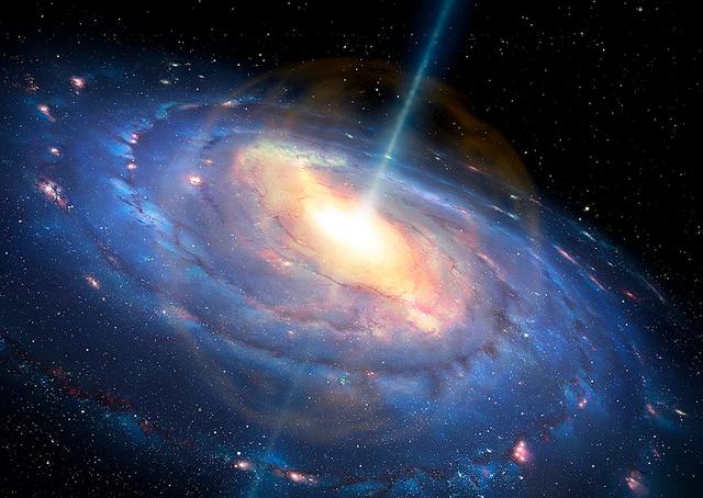 银河系中心最亮部分是什么，为何2000亿颗恒星都在绕它转动？