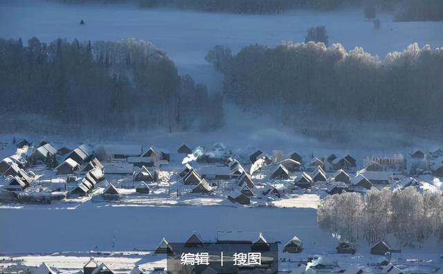 神的莊園，人的淨土，冬日禾木之美景