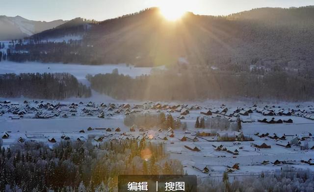 神的莊園，人的淨土，冬日禾木之美景