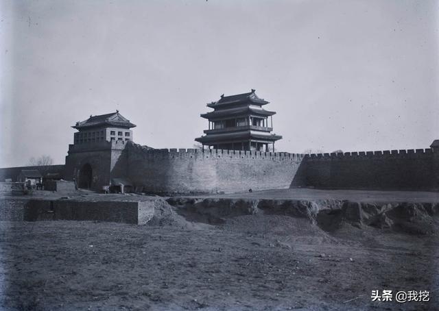 老照片北京城墙