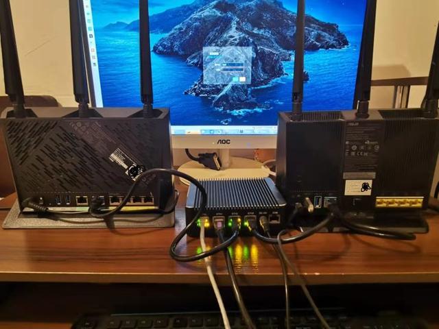 软路由器和两台华硕路由器组网，Mesh组网ap模式