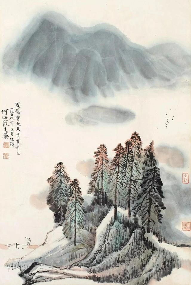 国色山水画插图