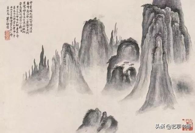 《梅青仙》是中国山水画选集，充满空气，意境无限插图
