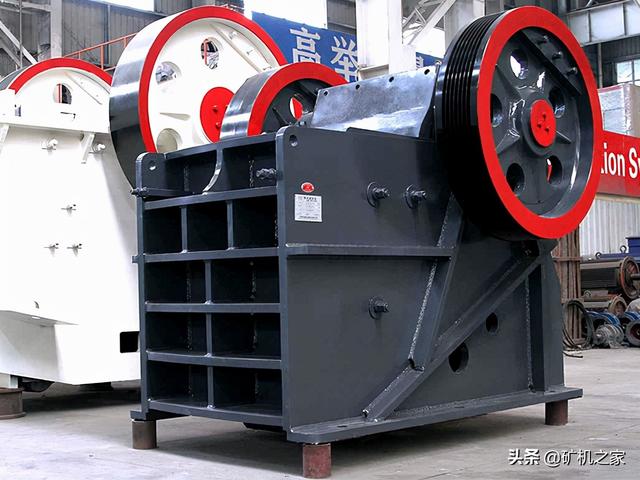 图示为一颚式破碎机