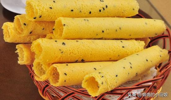 孩子想吃脆皮蛋卷，在家有锅就能做，香甜可口，一捏就碎，酥掉渣