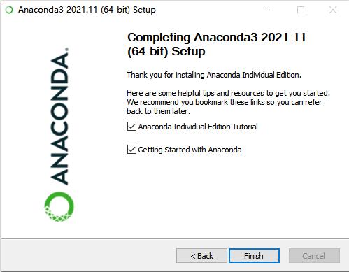 Anaconda3-2021.11下载安装运行（Win10）
