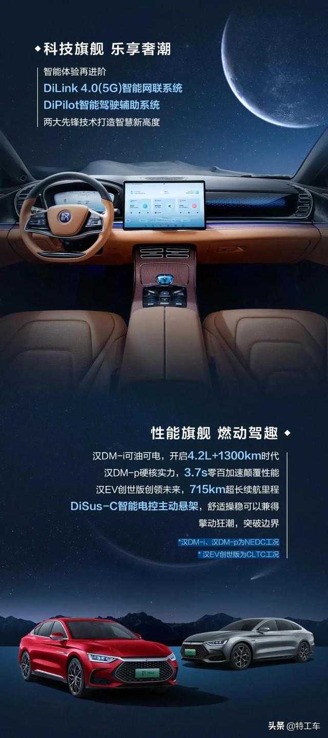2022款比亚迪汉EV、汉DM-i/DM-p价格正式公布
