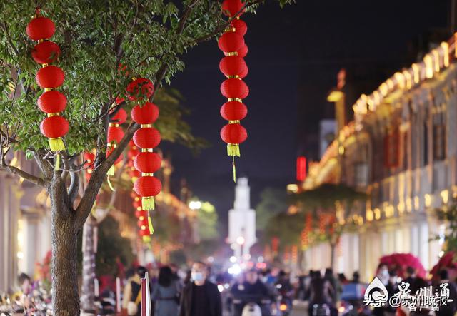 燈籠紅，年味濃！泉州古城璀璨夜景喜迎新春