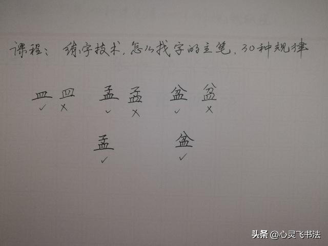 只要掌握这8个字就可写好字（很多人不会写这28个字）(2)