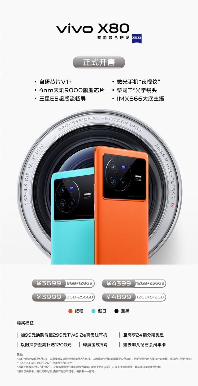 vivo X80值得冲吗？这标准版一点也不标准，起步即大杯