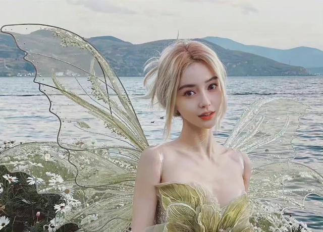 Angelababy 精灵装造型太美了