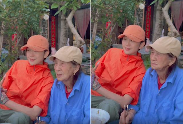 杨丽萍为母亲过节太暖心！十几个菜摆满一桌，亲朋好友众多超热闹