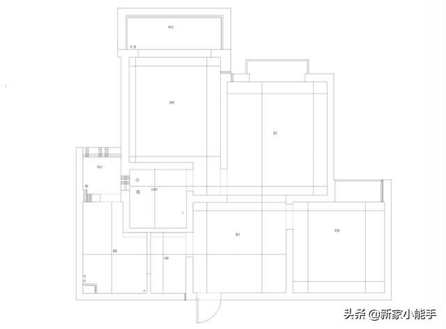 两房户型图