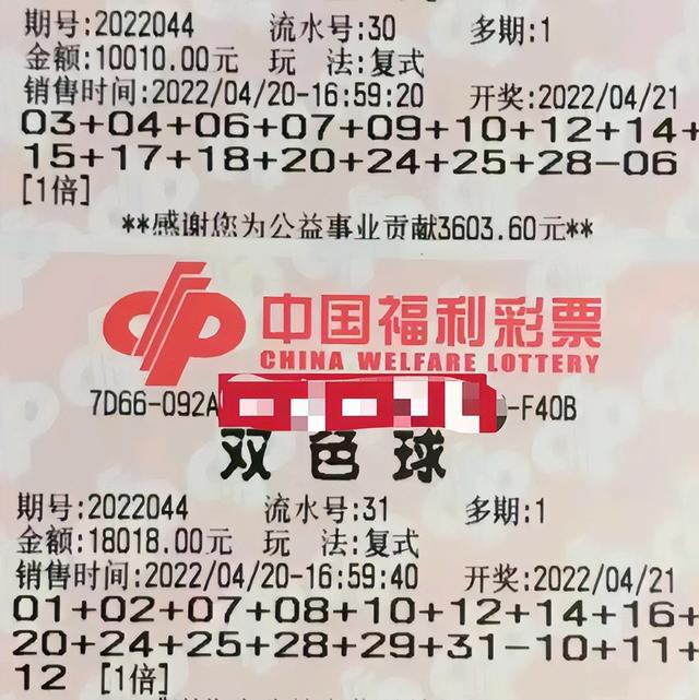 第44期双色球晒票提前汇总：50倍票与1.6万大票亮相，仅供欣赏