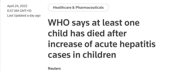 美国也出现了！不明原因肝炎席卷12国，已有死亡病例