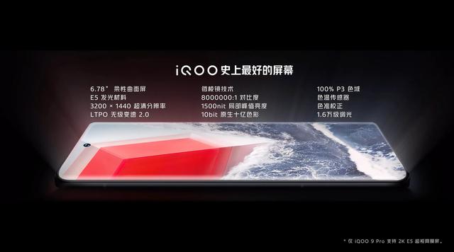 iQOO 9系列正式发布！3999起售，核心卖点真不少-第5张图片-9158手机教程网