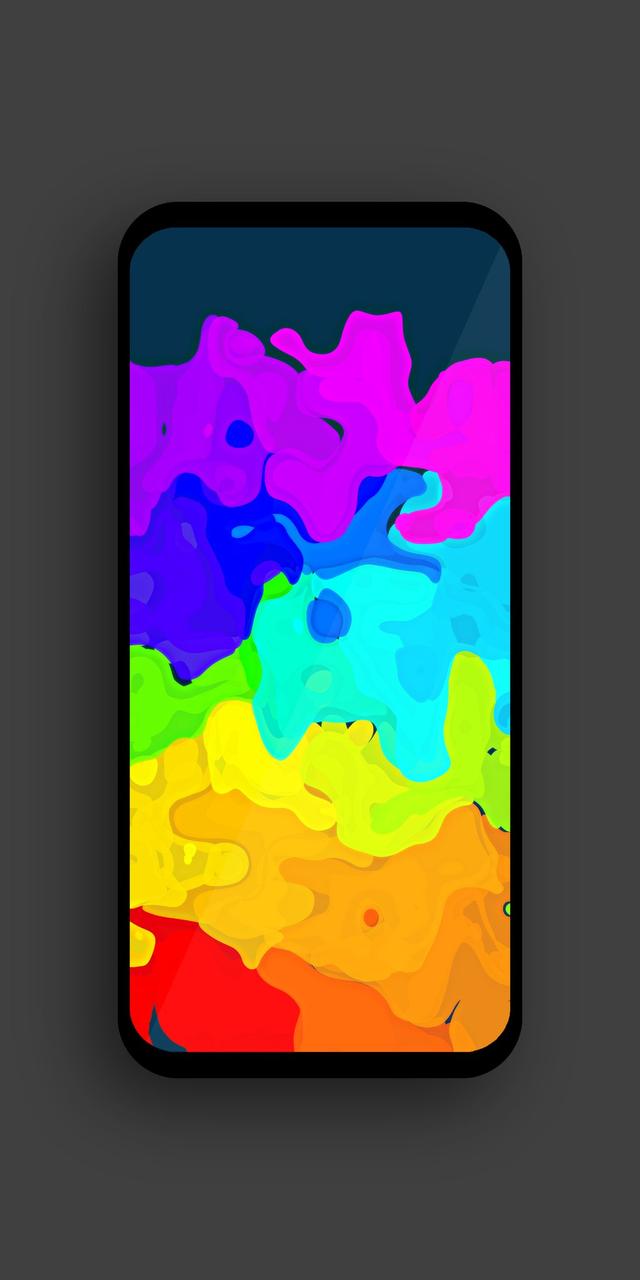 七彩霓虹的壁纸不香吗 新闻时间