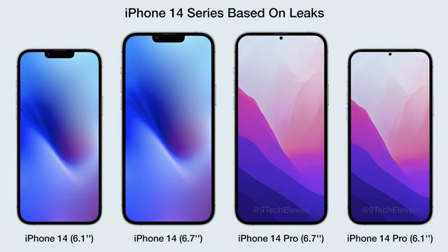 或将用上“感叹号屏”，iPhone 14 系列曝光