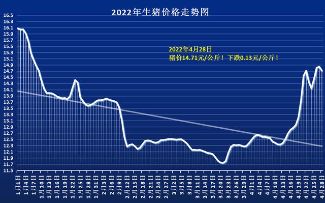 4月28日，猪价“跳水”走跌，猪肉大涨22.6%，发生了啥？