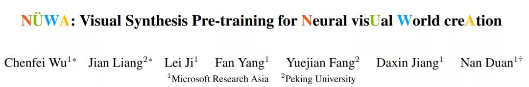 MSRA+北大全华班「女娲」模型怒刷8项SOTA，完虐OpenAI DALL-E
