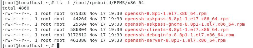 「OpenSSH」CentOS7.x 上升级OpenSSH到最新版本