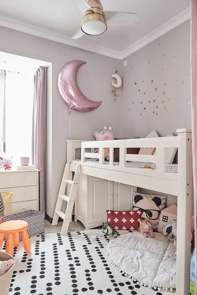 用北欧风为孩子打造秘密乐园，充满童心童趣，用爱填满空间