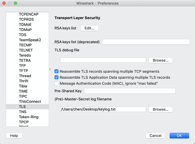 wireshark 如何抓包https