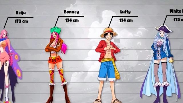 海贼王里的路飞身高,海贼王中的最新身高大盘点