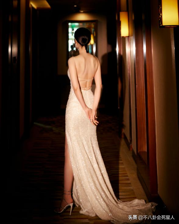 之前刘敏涛走红毯就曾大秀美背,背部线条紧致且薄,尤其是突出的肩胛骨
