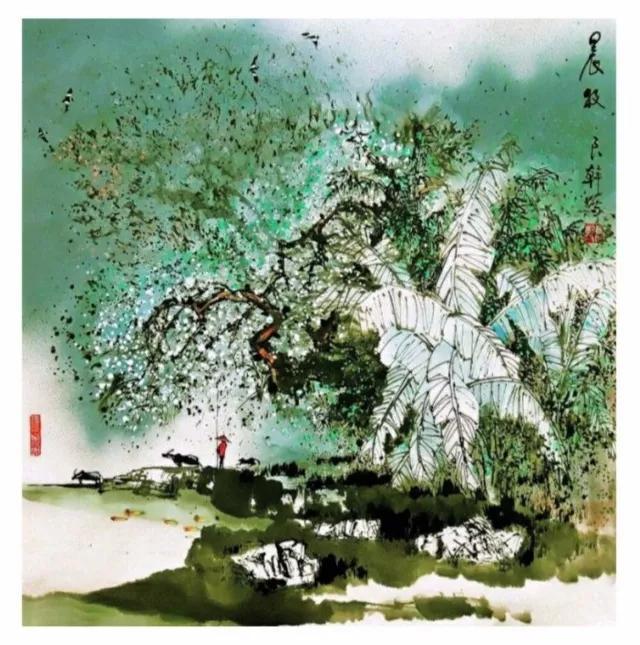 画家：谭良干山水画选集插图