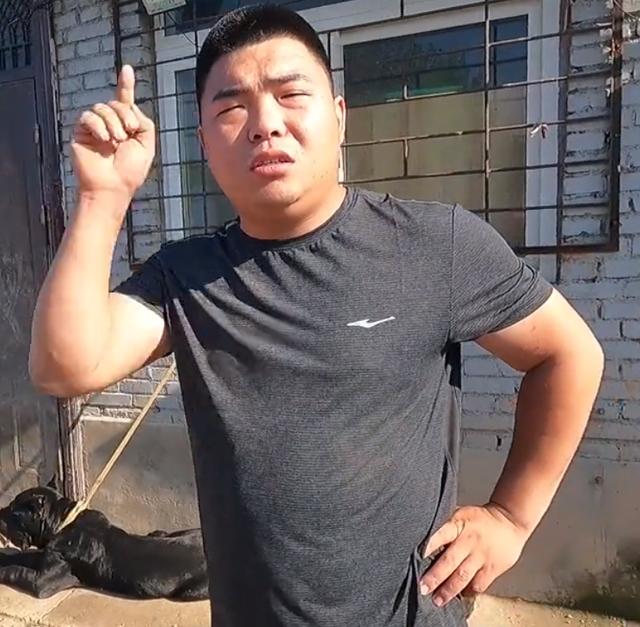 黑色罗威纳犬狗仗人势（豫西小丁全网人仗狗势）(2)