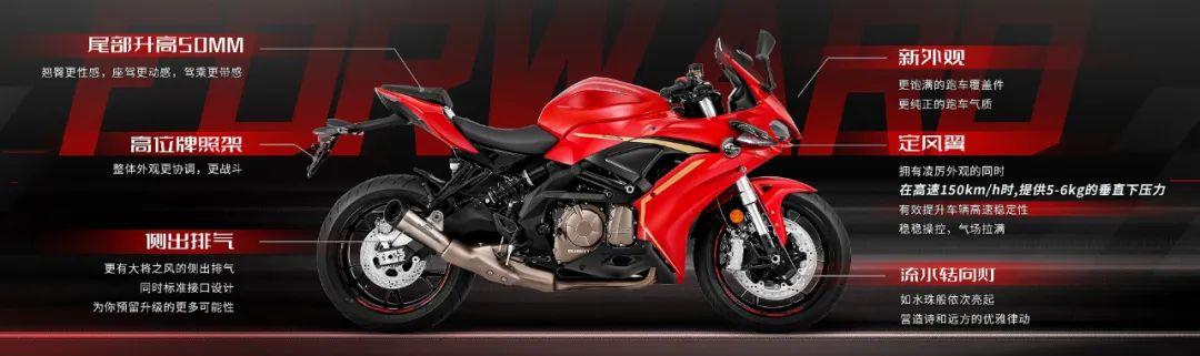 49999元！QJMOTOR终于发布新款赛600，性能提升，外观变化很大