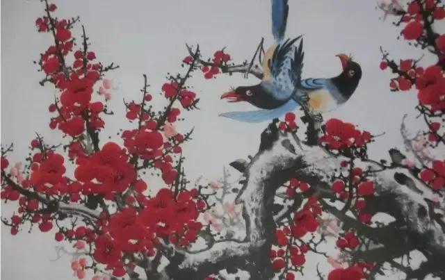 今日立春 春暖花开喜上眉梢图