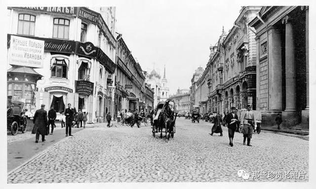 老照片：1909年繁华的莫斯科