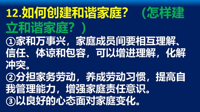 班主任：七年级上册201份“生地政史”考点导图，打印好，拿高分