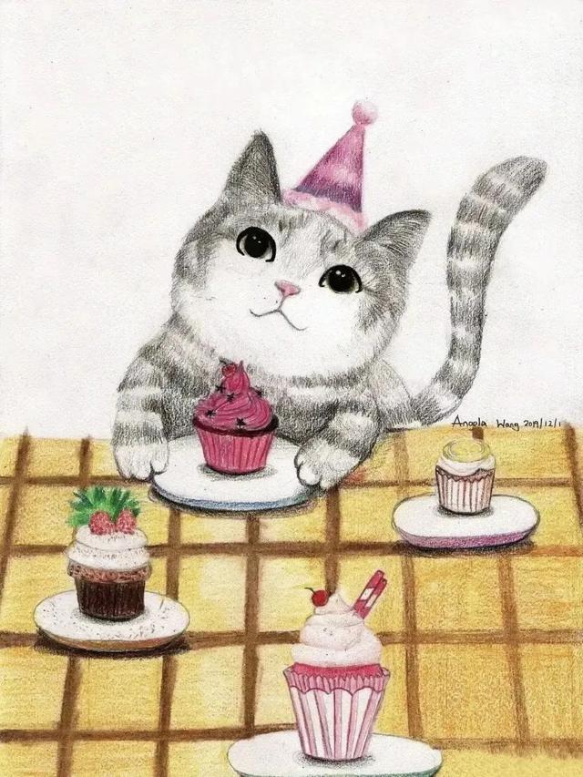 每年生日一幅画，12年从未间断，王诗龄的爷爷用油画记录孙女成长