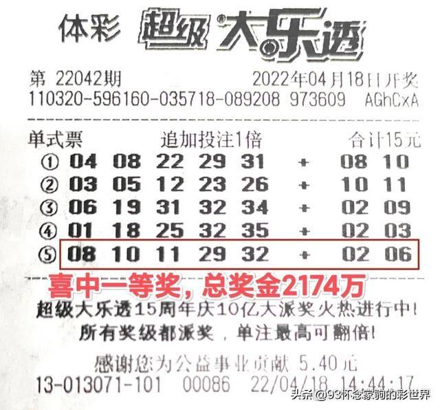 大乐透053期晒票！单式追加50倍投冲击亿元巨奖，能否梦想成真