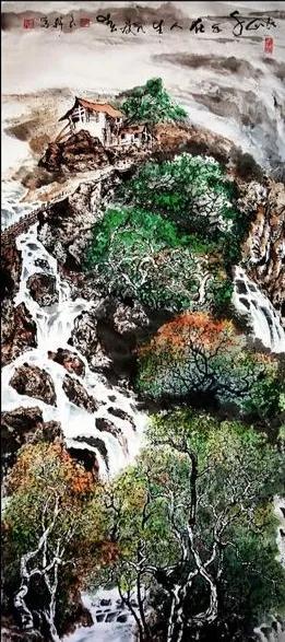 画家：谭良干山水画选集插图