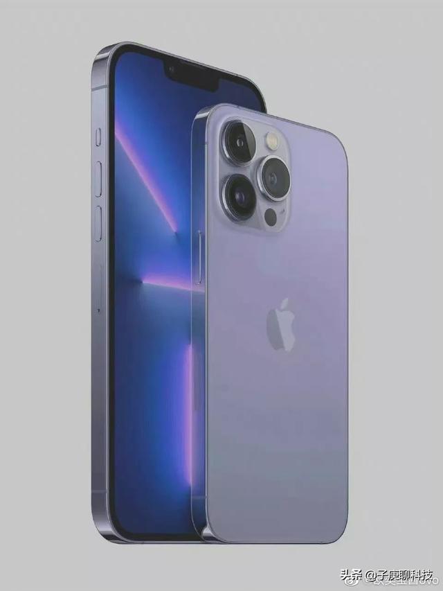 iPhone 14 外观设计泄漏，新增紫色机身，边角更圆润